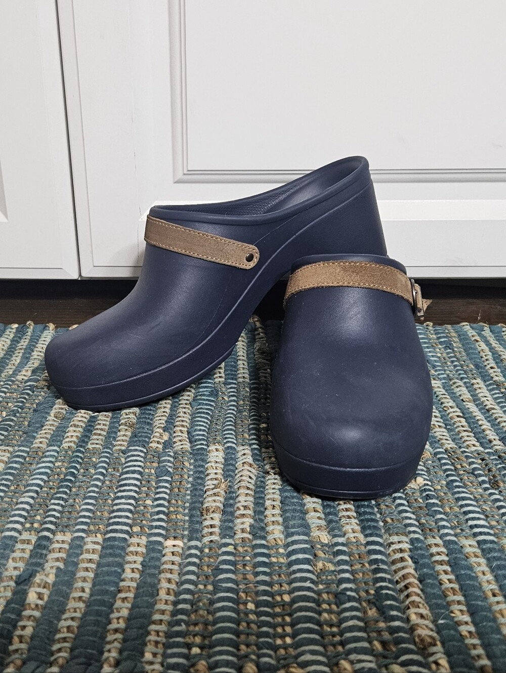Sarah Clogs CROCS with Suede Strap Sandle Shoes
